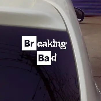 Classica serie TV Americana Breaking Bad Walt bianco in vinile adesivo decalcomania della finestra di automobile
