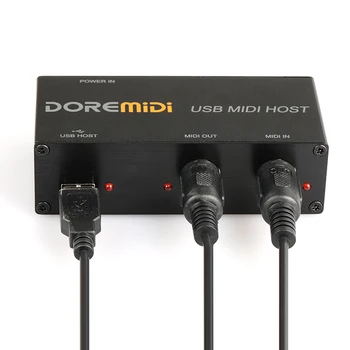 UMH-10 MIDI USB HOST Casella di Midiplus 16 Canali MIDI Interfaccia di Cinque Pin di Interfaccia Per Tastiera MIDI Tastiera di Pianoforte, Strumento Cavo