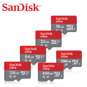 100%originale SanDisk A1 Memoria TFcard SDSQUNC 1TB 16GB 32gb 64G 128G 200G 256G 400G MicroSD C10 UHS-1 flash card 512g SDXC u1