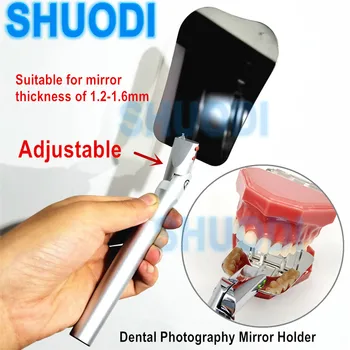 1 pezzo Regolabile Dentale Fotografia Specchio Titolare di Materiali Metallici Odontoiatria Odontologia in Ortodonzia igiene Orale