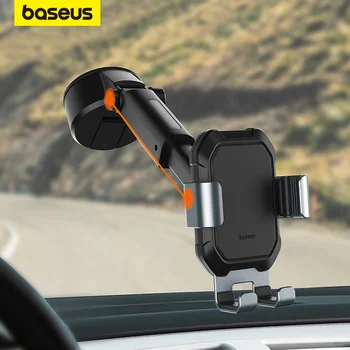 Baseus Gravità Car Phone Holder Regolabile Auto Supporto Con Ventosa per iPhone Xiaomi Cellulare Telefono Auto Montaggio Stand