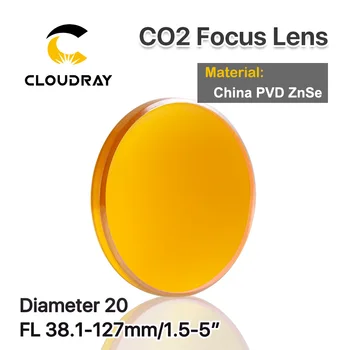 Cloudray ZnSe Lente Di Messa A Fuoco Diam. 20mm FL 38.1-127 mm 2.5