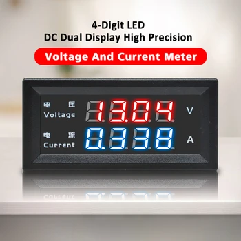 diymore M4430 DC 100V, 200V 10A Elettronico Digitale Voltmetro Amperometro 0.28