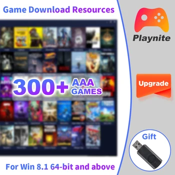 Gioco PC Scaricare le Risorse 300 AAA Giochi, Supporto Playnite Sistema,per PS4/PS3/PS2/Wii/WiiU per Windows 8.1/10/11