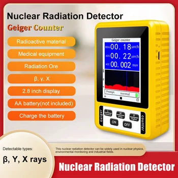 Nuove BR-9C XR-3 Nucleaire Rilevatore di Radiazioni 2-In-1 Emf Tester Geigerteller Kleur Scherm Persoonlijke Dosimetro Marmer detectoren