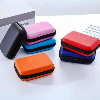 Mini Auricolare Borsa Antiurto di Colore Solido Cavo di Ricarica U Disk Scheda di EVA Custodia Borsa Per PC Portatile