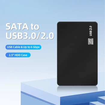 A 2.5 pollici HDD SSD Caso da Sata a USB 3.0 2.0 Adattatore Free 5 6 Gbps Box Hard disk esterno 2 tb Supporto di HDD Disco Per Windows Mac OS