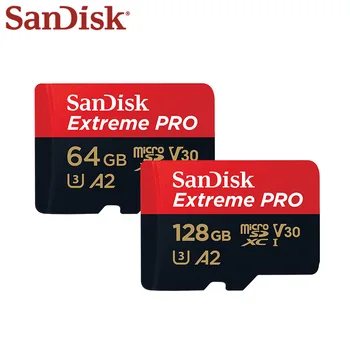Sandisk Extreme PRO Scheda di 64GB 128GB 256GB A2 Velocità di Lettura Fino A 170 mb/s V30 Micro SD Card 32GB A1 Classe 10 UHS-I U3 Scheda di Memoria