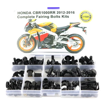 Adatto Per Honda CBR1000RR CBR 1000RR 2012 2013 2014 2015 2016 Completo di Carenatura Bulloni Kit Viti Cupolino Clip Rondella in Acciaio