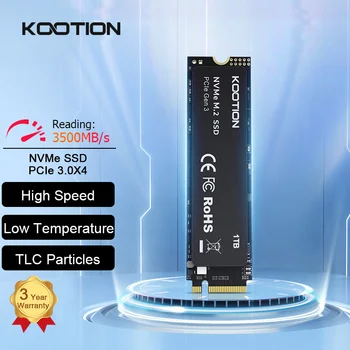 KOOTION PCIe M2 NVME SSD M. 2 SSD 512GB e 1TB ad Alta Velocità Unità a Stato Solido da 500GB Hard Disk Interno SSD Per il Desktop del computer Portatile