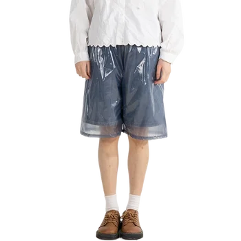 TPU Impermeabile Ragazzo Uomo di Mezza Pantaloni Corti Impermeabile Sporco antiproof Pantaloni di Plastica