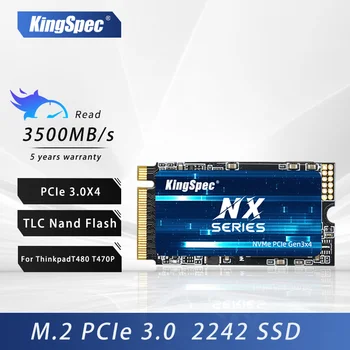 KingSpec NVME SSD M. 2 Unità a Stato Solido Interne Disco SSD da 256 gb 1TB 128GB 512GB M2 2242 PCIe 3.0 X4 Per il computer Portatile Notebook