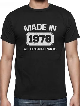 Fatto nel 1978 Tutti i Pezzi Originali 40esimo compleanno, Regali di Compleanno TShirt Bday Regalo Nuovo di Moda Cool Casual T Shirt Moda Uomo Tee Modale Top