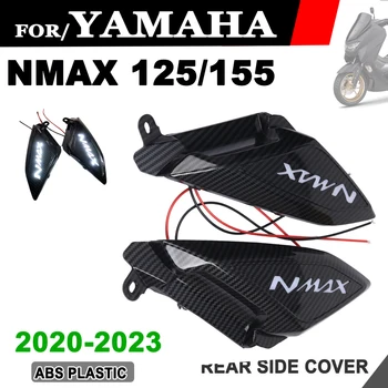 Per Yamaha Nmax125 Nmax155 NMAX 125 155 2020 2021 2022 2023 Parti del Motociclo Posteriore Piccolo Coperchio Laterale con Luce Decorativa Cap