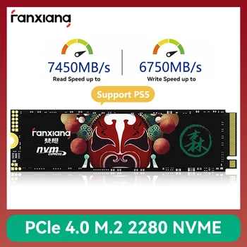 FANXIANG 7400MB/s NVMe SSD M. 2 2280 4 TB 2 TB 1 TB Interno ssd PCIe 4.0x4 2280 Unità SSD per PS5 il Desktop del computer Portatile