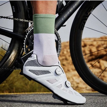 Di Alta Qualità Cycling Socks Uomini Donne Bicicletta Bici Corsa Sport Calze A Compressione