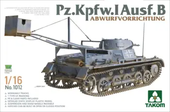 TAKOM 1012 1/16 Pz.Kpfw.I Ausf.B Abwurfvorrichtung plastic model kit