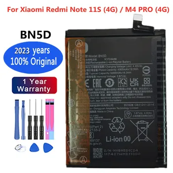 2023 Anni Nuovo 100% Originale Xiao Mi 5000mAh BN5D Batteria Per Xiaomi Redmi Nota 11S 11 S 4G M4 PRO 4G Batterie del Telefono Mobile
