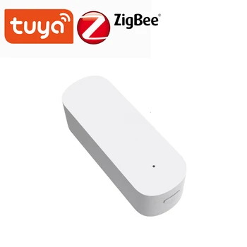 Tuya Zigbee Piccola Smart vibrazione sensore di movimento sensore di vibrazione allarme di rilevamento monitor smart home connessione tuya gateway uso