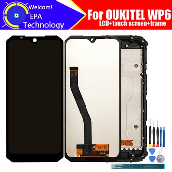 6.3 pollici OUKITEL WP6 Display LCD+Touch Screen Digitalizzatore Assembly 100% Originale Nuovo display LCD+Touch Digitizer per OUKITEL WP6 +Strumenti
