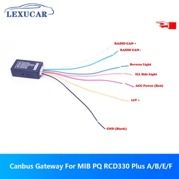 LEXUCAR Canbus Gateway Decoder Emulatore Simulatore Per PQ MIB RCD330 Plus 187A/B/E/F PER VW Golf Jetta MK5 MK6 Passat Touran