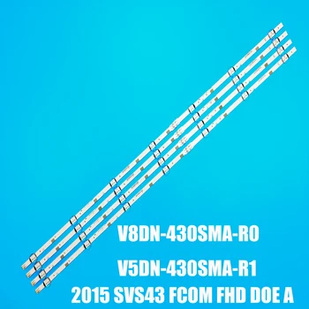 8PCS retroilluminazione a LED strip per Samsung 43