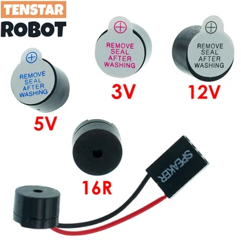 10PCS Buzzer Attivo 3V/5V/12V/16R TMB12A03 TMB12A05 TMB12A12 Magnetico Lungo Continuo Beep 12095 12*9.5 mm Mini Plug Speaker