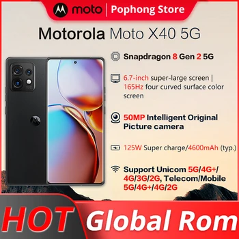 Globale Rom Motorola MOTO X40 5G 12GB di RAM da 256 gb ROM 6.7