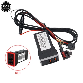 QC3.0 12V Caricabatterie Auto Dual USB LED Voltmetro Adattatore di Alimentazione Digitale Con indicatore di Tensione Per HONDA